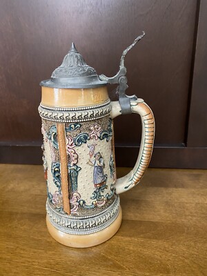 Antique A.Diesinger DRGM 154927 Beer Stein Relief c.1900s ~9 