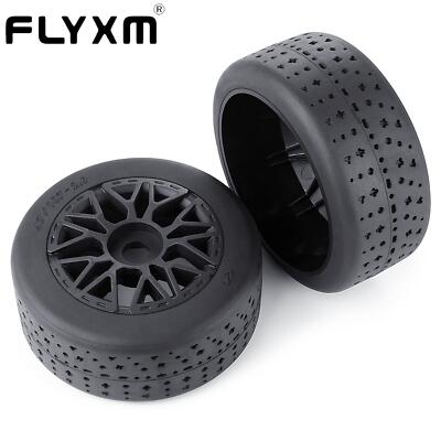 FLYXM 107mm Wheel Rim & Tires For ARRMA LIMITLESS F1 1:7 RC Drift Car Upgrade US