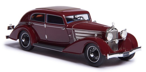 Esval 1932 Austro Daimler ADR8 Alpine Sedan RED Resin Model 1:43 Scale - Picture 2 of 9