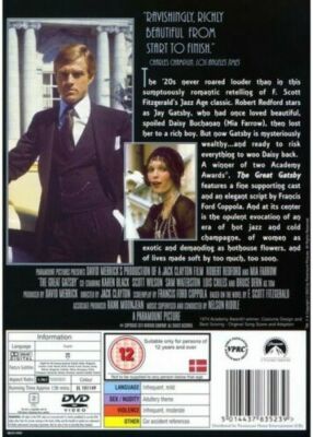 The Great Gatsby [DVD} (1974) Robert Redford Mia Farrow