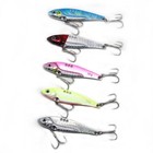 8pcs Metal Vib Blade Lure 3-18G Sinking Vibration Baits Vibe for Bass Pike Perch