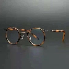 Retro Oval Round Blue Light Blocking Glasses Full Rim Eyeglass Frames Men Women