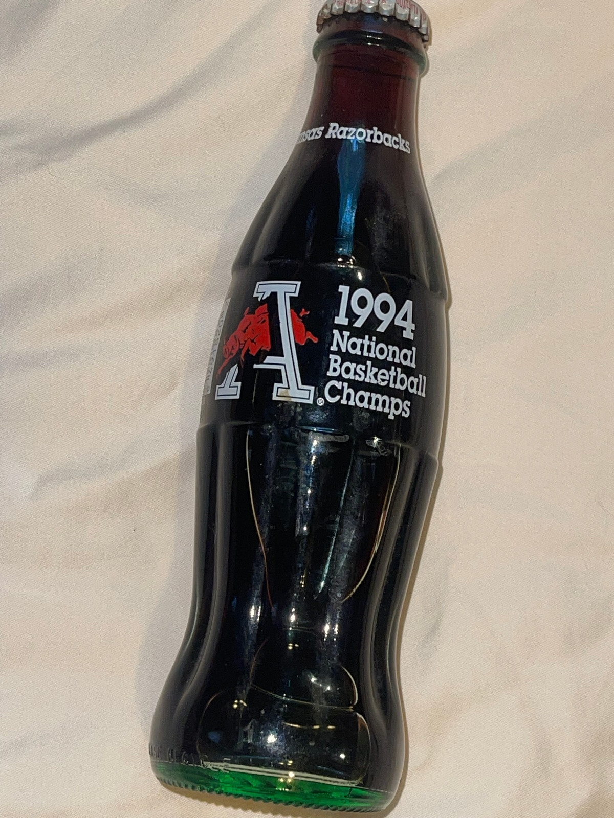 1994 Arkansas Razorbacks National Basketball Champs Coca Cola Bottle ...