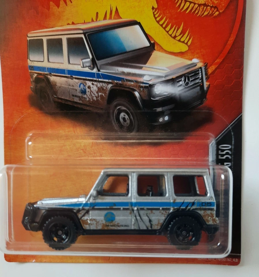MATCHBOX serie Jurassic World modellino `14 Mercedes-Benz G 550 Mattel maclama - Immagine 4 di 4