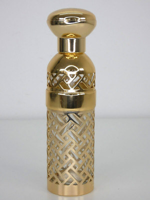 Guerlain Mitsouko Parfum Flakon leer 1981 Paris goldfarben Eau De Toilette