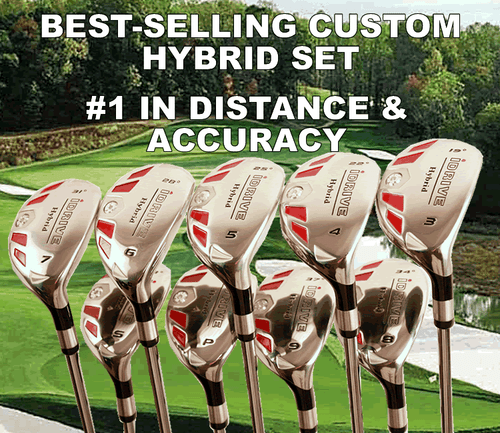 LEFTHAND DISTANCE DRIVING ONE IRON WOOD HYBRID LONG DRIVER ANTISLICE CUSTOM CLUB - Picture 4 of 4