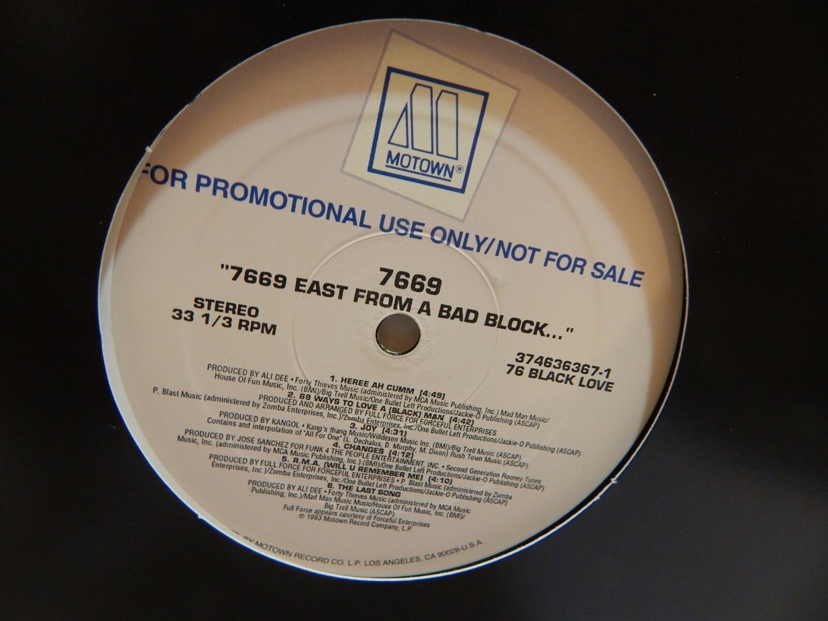 7669: 7669 East From a Bad Block Motown Promo (69 Ways To Love A
