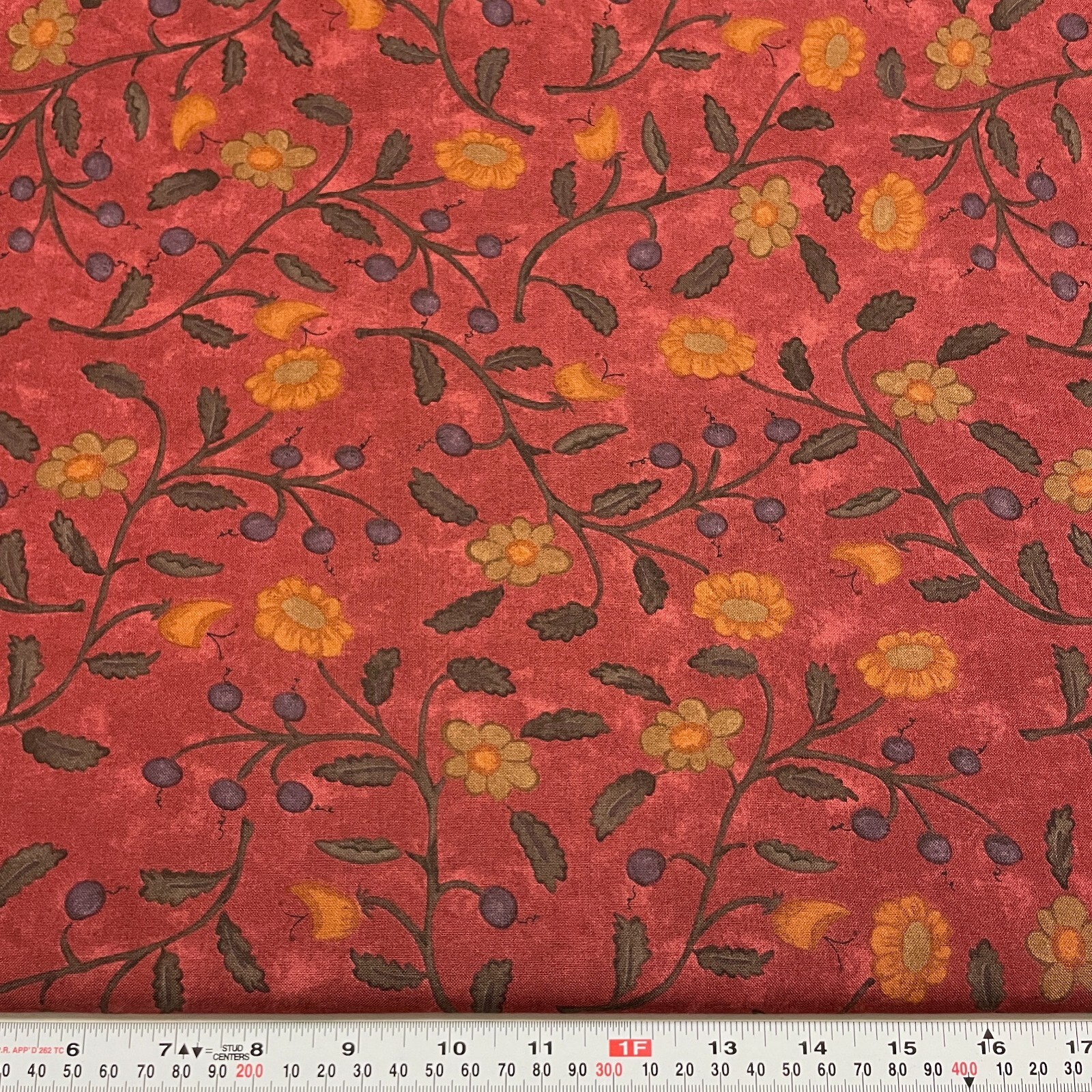 Pieces From My Heart Sandy Gervais for Moda Florals Red Cotton by the ...