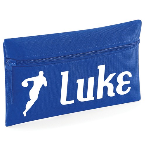 Estuche Lápices Personalizado Infantil Niños Rugby Jugador Pelota Deporte Regalo Escuela Nombre - Imagen 2 de 8