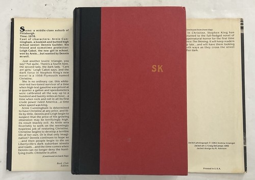 Christine de Stephen King (1983, tapa dura) edición Club de lectura usada envío rápido - Imagen 4 de 7
