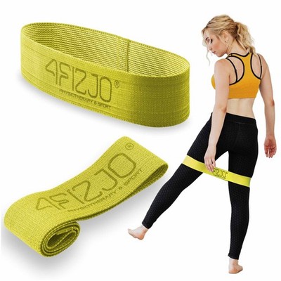 4FIZJO FLEX BAND 34 x 5 cm Gelb (Extrem starker Widerstand)