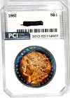 1882-P Better Date Gem BU ++  Rainbow Toned Clean Cheek Monster Appeal