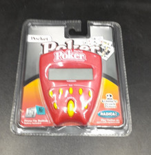 New Vintage Radica 2002 Draw And Deuces Pocket Poker Video Game Sealed