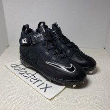 Nike Air Griffey 1 Jackie Robinson Day Baseball Cleats Black DC9980-001 New 12