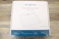 NUTRI FIT Digital Bathroom Scale EB9068 Tempered Glass Auto On/Off