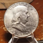 1954 Franklin 90% Silver Half Dollar AU