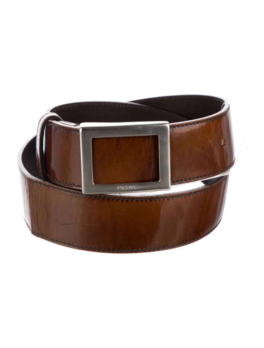 PRADA Brown 32 Size Belts for Women for sale | eBay display picture 2