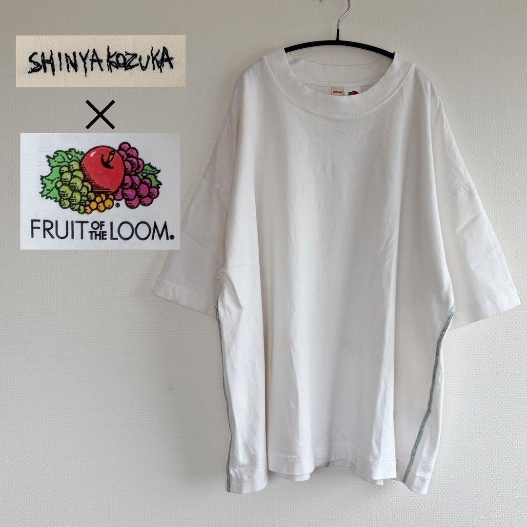 SHINYA KOZUKA x FRUIT OF THE LOOM Oversized T-Shirt L White | eBay