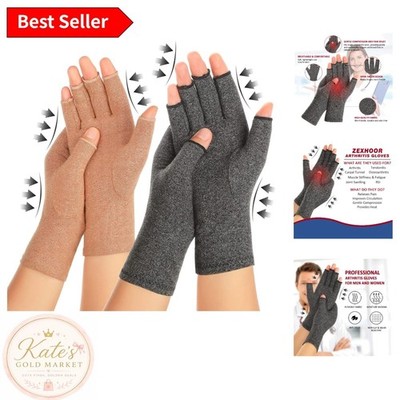 Comfortable Compression Gloves for Arthritis   2 Pairs Available in Medium Size