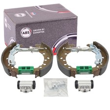 A.B.S. BREMSBACKEN SATZ VORMONTIERT passend für OPEL ADAM CORSA TROMMELBREMSE |