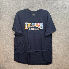 Thrasher Magazine T Shirt Mens XL Navy Short Sleeve Skateboard Graphic Tee Skate