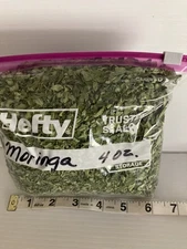 Fresh Moringa Oleifera Leaves. 100% Organic Florida Grown USA 4 Oz.