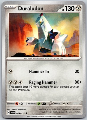 duraludon pokemon card value VMAX 123/203 - Ultra Rare - Evolving Skies Colorless Retreat Cost Duraludon 069/131 Sv: Prismatic Evolutions