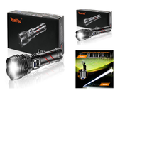Relybo Led Taschenlampe 1000000 Lumen Aufladbar Usb Dim