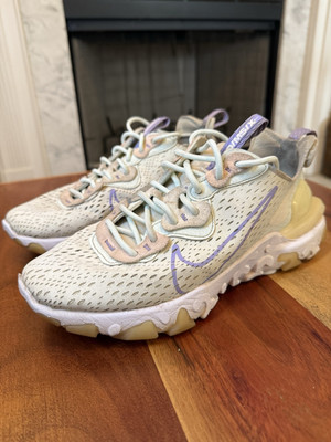Nike D/MS/X React Vision Sneakers Barely Green Purple Pulse CI7523-301 Size 7.5