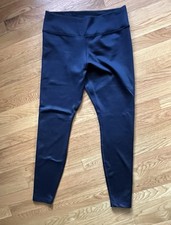 Nike Dri Fit Black Compression Running Pants Leggings Women's Size Large