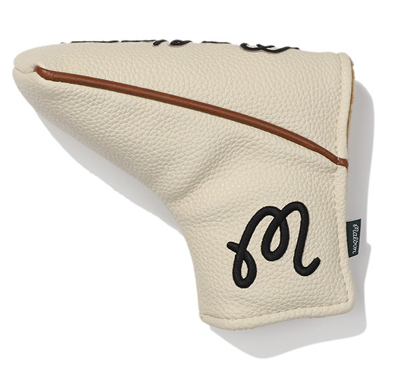 MALBON GOLF Bucket T-Putter Cover – Ivory 2