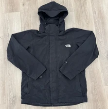 vintage North Face HyVent Mountain Light Shell Jacket L Black Outdoors Gorpcore