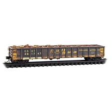 Micro  Trains N Scale 52'6" Greenville 2494 Mill Gondola Railgon 481747 17014...