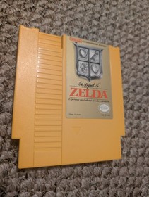 NES The Legend of Zelda Yellow Test Cart Nintendo Service Center Authentic Rare