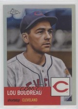 2022 Topps Chrome Platinum Anniversary Refractor Lou Boudreau #199 HOF 02v3