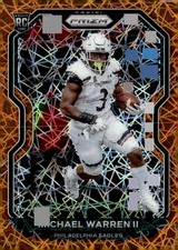 MICHAEL WARREN II 2020 PANINI PRIZM LAZER RC EAGLES QZ