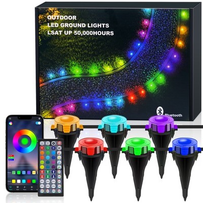 LED RGBCCT Ground Light Outdoor Lighting Landscape Yard Garden Lawn Control Set