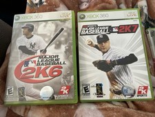 Major League Baseball 2K6 & 2K7 W/Derek Jeter On Cover-Microsoft Xbox 360