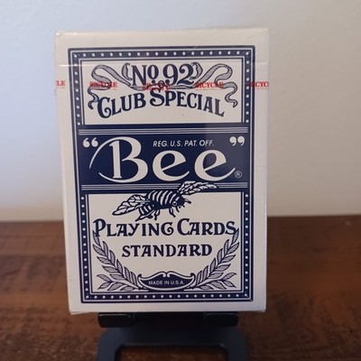 Vintage Playing Cards Bee No 92 Club Special Unopened. Back No 67 Pristine