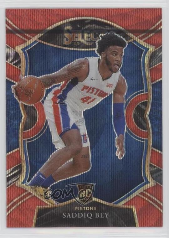 2020-21 Panini Select Concourse Red Wave Prizm Saddiq Bey #79 0mw2