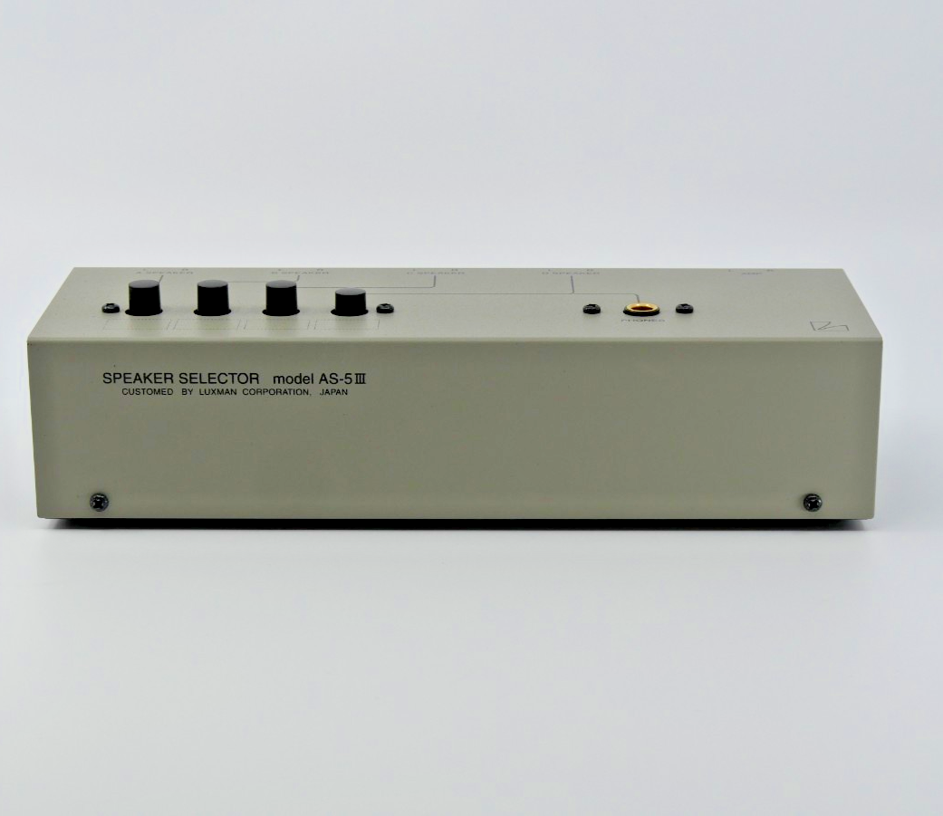 LUXMAN AS-5III Speaker Selector | Ideal for Accurate Speaker A/B