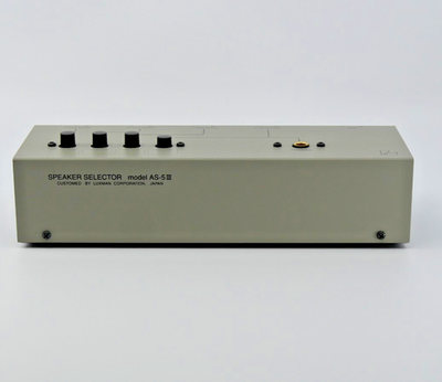 LUXMAN AS-5III Speaker Selector | Ideal for Accurate Speaker A/B
