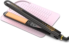 Flat Iron Hair Straightener and Curler - Professional Wet to Dry Straightener wi