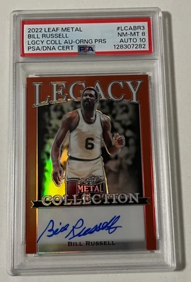 Bill Russell Autographed Basketball Trading Cards for sale | eBay