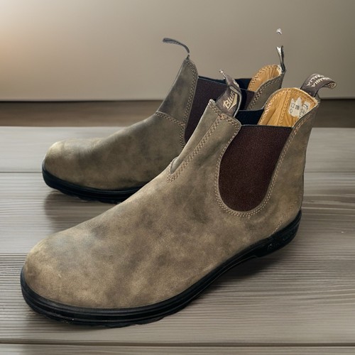 Stivali uomo Blundstone 585 classici Chelsea rustici marroni AU 12 US 13