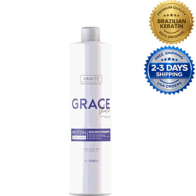 Vanite Grace Enzimotherapy Violet Protein 1L Brazilian Keratin Hair Treatment