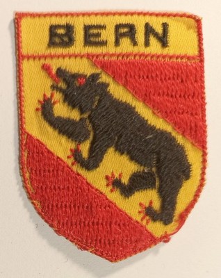 BERN Bern Swiss embroidered fabric patch - height 5 cm