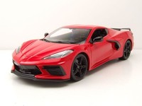 Chevrolet Corvette Stingray C8 2020 Rot Modellauto 1:18 Maisto
