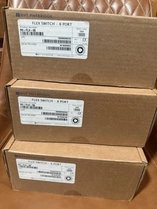 Lot of3 NVT Phybridge NV-FLX-08 FLEX8 Commutateur non géré 8-Port PoE w/Approvisionnement en énergie