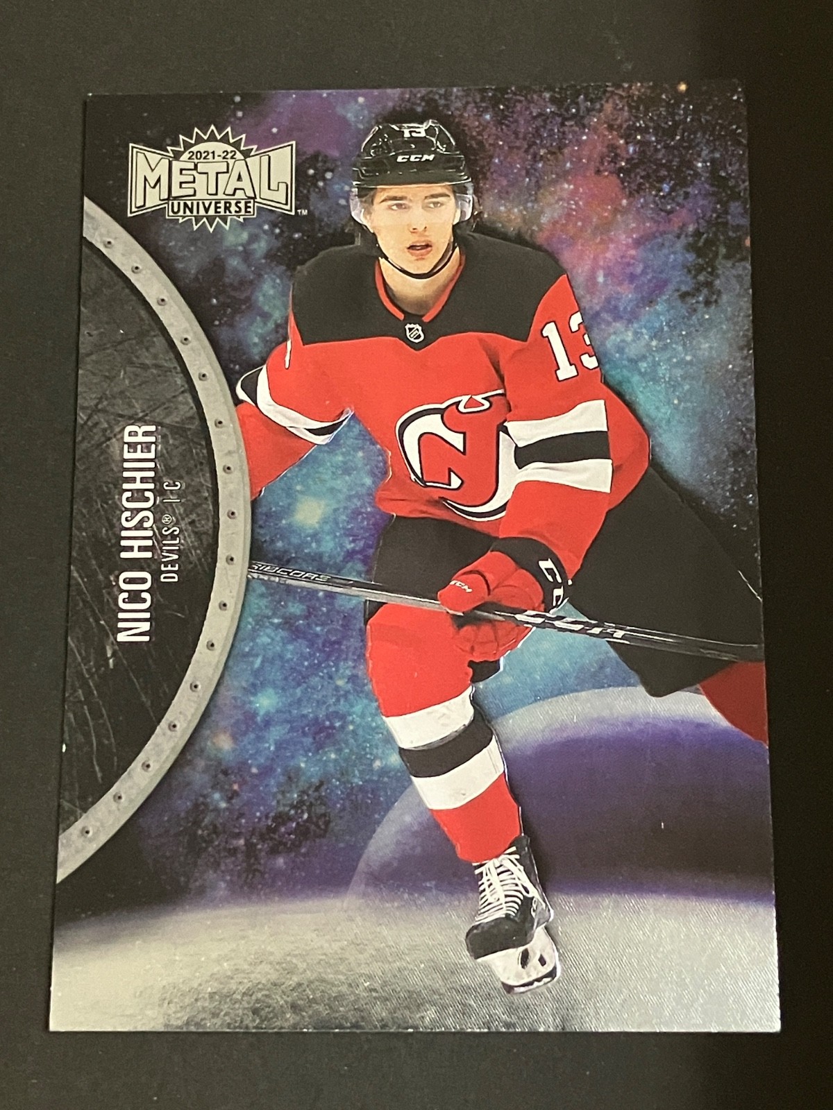 2021-22 Skybox Metal Universe Base, RC, Alternate Jersey, Blue Spectrum Parallel